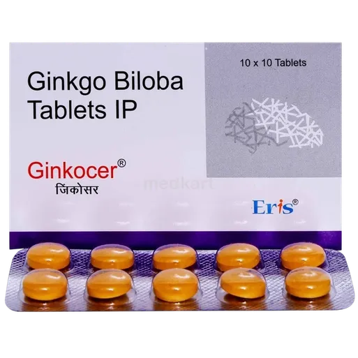 ginkocer 40mg tablet 10's